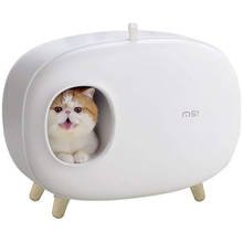 Cat Litter Box Semi-closed Design Luxury Cat Litter Box with Cat Litter Scoop for Cats Dog  Easy to Clean Pet Toilet Litter Tray 2024 - buy cheap