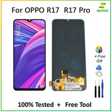 100% протестированный OLED ЖК-дисплей для OPPO R17 RX17 Pro RX17 ЖК-дисплей кодирующий преобразователь сенсорного экрана в сборе Запасная часть 2024 - купить недорого