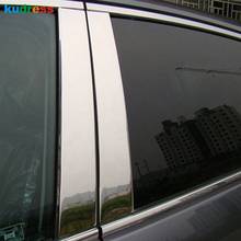 Window Center Pillar Cover Trim For Honda CRV CR-V 2007-2011 2012 2013 2014 2015 Stainless Steel Car Windows Post Strip 6pcs 2024 - buy cheap