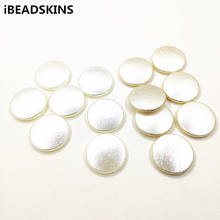 New arrival! 32mm 120pcs Imitation pearls Wrinkle effect Coin beads for Necklace,Earrings parts,hand Made Jewelry DIY 2024 - buy cheap