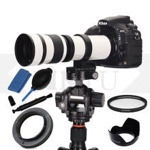 JINTU-lente teleobjetivo con Zoom, kit de limpieza 3 en 1, 67mm, UV, 67mm, 67mm, color blanco, 420-800mm F/8,3-F16 2024 - compra barato