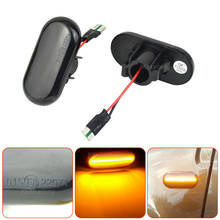 Luz de señal de giro ahumada dinámica LED, lámpara de indicador lateral para Dacia Duster Dokker Lodgy Renault KANGOO Megane 1 Clio1 2 2024 - compra barato