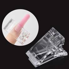 2PCS Transparent nail gel Quick Building Nail Tips Finger Extension Mold Tips Nail Dual Forms Nail Tips Clip Nail Art Tool 2024 - buy cheap