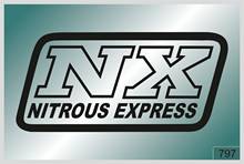 For NX NITROUS EXPRESS -2 pcs. stickers  HIGH QUALITY  different colors 797 2024 - buy cheap