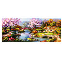 5D DIY diamond painting house landscape painting diamond mosaic diamond embroidery rhinestone full square home decoration painti 2024 - buy cheap