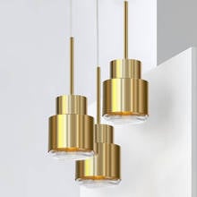 Loft-lámpara colgante de plata clara con forma de bola de cristal, accesorio de iluminación para cocina, comedor y sala de estar 2024 - compra barato
