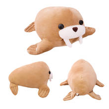 45-55cm Cute super cute baby seal plush toy doll doll walrus sleeping pillow bed ball super soft doll 2024 - buy cheap