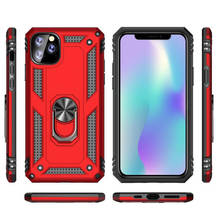 Shockproof Hybrid Armor Case for iphone 11 pro max Ring Kickstand Phone Case for iphone XR Xs Max 6s 7 8 plus 12 Pro 2020 Cover 2024 - buy cheap