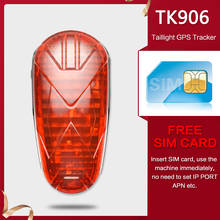 High quality Bike/bicycle GPS Tracker TK906 GPS GSM waterproof LED Tail Light Tracking with Free APP/platform realtime Tracking 2024 - buy cheap