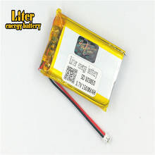 Conector de 2 pinos de 1.5mm, bateria recarregável de polímero de lítio de alta qualidade, 3.7v 803050 1500mah 2024 - compre barato
