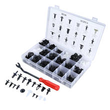 New 415Pcs Car Retainer Clips Push Rivet Pins Clips with Fastener Remover -Trim Panel Body Set for Ford GM Toyota Honda 18 Sizes 2024 - buy cheap