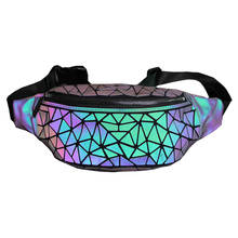 Luminous Waist Bags Women Bao Designer Fanny Pack Fashion Money Belt Phone Bag Fashion Leisure Party Chest Bag 2024 - buy cheap