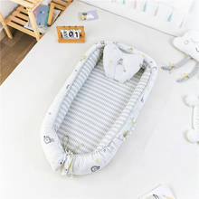 Newborn Cotton Travel Bionic Bed Child Folding Baby Play Mat Cotton Cradle Portable Baby Bassinet Bumper Sleep Nest for Toddler 2024 - buy cheap