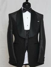 2020 New Desig Groomsmen Shawl Lapel Groom Tuxedos One Button Men Suits Wedding/Prom/Dinner Best Man Blazer ( Jacket+Pants+Vest) 2024 - buy cheap