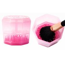 Silicone Foundation Makeup Brush Scrubber & Drye Box Makeup Brush Cleaner Pad Make Up Washing Brush Gel Cleaning Mat Hand Tool 2024 - buy cheap