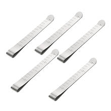 5pcs Hemming Clips Stainless Steel Measuring Ruler Quilting Clamp Sewing Binding Stitch Flexible Glide Holder Tool Craft Hicello 2024 - buy cheap