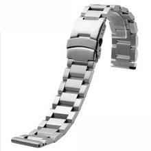 Stainless Steel Strap 18mm 20mm 22mm 24mm Metal Watch Band Link Bracelet Watchband Black Silver Rose Gold 2024 - buy cheap