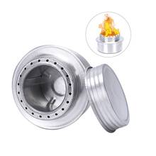 Mini Aluminum Alloy Alcoho Stove Outdoor Camping Stove Portable Camping Equipment Cookware Cooking Picnic Stove with Lid 2024 - buy cheap