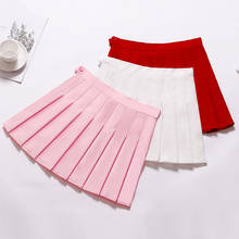 Korean Version Of The Pleated Skirt Female Student Summer New Skirt Woman High Waist Short Skirt College Style  A-line Skirt 2024 - buy cheap