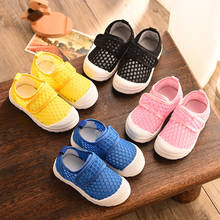 Kids Sandals For Boys Girls Fashion Soft Children Flat Summer Shoes Air Mesh Net Breathable Rubber Sole Candy Color For Toddlers 2024 - buy cheap