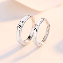 1 Pair Sun Moon Lover Couple Rings Set Promise Wedding Bands Men Women Jewellery Valentine's Day Gift 85LB 2024 - buy cheap