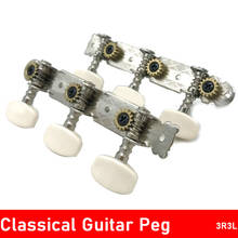 Perilla de plástico clásica Guita 3R3L, clavijas de afinación, sintonizador de llaves, máquina de bloqueo, cuerdas, piezas de guitarra 2024 - compra barato