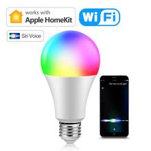 15W Smart Bulb Work For Apple HomeKit Siri Wifi LED Lamps Lights 16 Million Full Colors E27 220V Lamp 110V lampada led bombilla 2024 - buy cheap