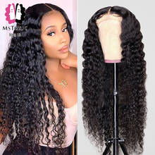 Mstoxic 13x6 Deep Lace Frontal Wig Transparent Lace Front Human Hair Wigs 13x4 Lace Frontal Wigs For Women 4x4 5x5 Lace Closure 2024 - buy cheap