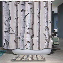 Estilo europeu retro arte cortina de chuveiro partição cortina chuveiro à prova dwaterproof água e mofo com gancho adulto banheira decoração 2024 - compre barato