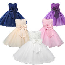 New Year Costume Princess Dress Christening Gown Newborn Baby Girl Clothes 0-2 Years Flower Girl Birthday Party tutu Clothing 2024 - buy cheap