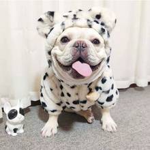 Fashion Pet Dog Leopard Print Coat Winter Warm Pet Clothes For Small Medium Dogs Jacket Chihuahua French Bulldog Costume YHC62 2024 - buy cheap
