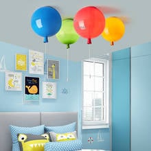 Nordic LED Ceiling Light Children's Bedroom Color Balloon Decoration Lighting Ceiling Light Fixtures Creative Living Room Lights 2024 - buy cheap