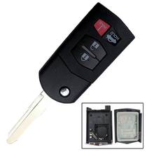 Корпус 4-кнопочного дистанционного ключа для Mazda 3 5 6 RX-8 MX-5 CX-5 Miata CX-7 CX-9 2024 - купить недорого