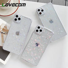 Чехол для телефона LOVECOM Dream Shell для iPhone 12 Mini 11 Pro Max XR XS Max 6S 7 8 Plus, Прозрачная мягкая эпоксидная задняя крышка 2024 - купить недорого