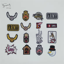 Cartoon Iron on patch Embroidery Sewing Applique Hot melt adhesive patch DIY Clothing Accessories Craft supplies Stickers Badges 2024 - buy cheap