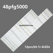 LED Backlight strip 11lamp for Phi lips 48pfg5000 48pfg5100/78 48PFT5500/12 48PFK410/12 2024 - buy cheap