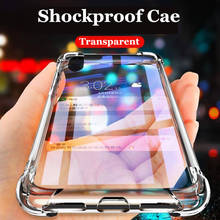 For Samsung A50 Case Transparent Shockproof Case For Galaxy A70 A30 A20 A51 A71 S8 S9 S10 Plus S20 Note 20 Ultra 8 9 Soft Cover 2024 - купить недорого