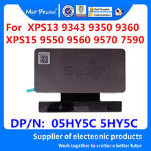 Placa con nombre original para ordenador portátil, cubierta inferior plateada para Dell XPS13 9343 9350 XPS15 9360 9550 9560 9570 05HY5C 5HY5c 2024 - compra barato