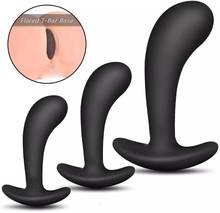 Plugue anal para adultos, plugue anal de silicone com dildo para treinamento de jogo adulto, brinquedos sexuais para mulheres, homens, massageador de próstata, plugue anal, brinquedos de sexo gay 2024 - compre barato