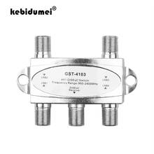 kebidumei Hight Quality DiSEqC Switch 4x1 DiSEqC Switch satellite antenna flat LNB Switch for TV Satellite Receiver 2024 - buy cheap