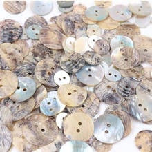 50PCS 20/18/15/12/10mm Natural Shell Sewing Buttons Color Japan Mother of Pearl MOP Round Shell 2 Hole Button Sewing Accessories 2024 - buy cheap