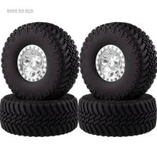 4P 2.2" Beadlock Wheel Rims Hub&130MM Tires Tyre FOR RC Climbing Rock Crawler AXIAL TRX4 Tamiya HPI 90056 90053 1:10 2024 - buy cheap