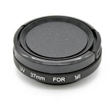 Estojo protetor de lente uv + conjunto de filtro uv para xiaomi yi action sports 2024 - compre barato