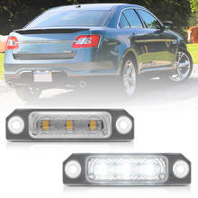 2pcs Car LED License Number Plate Light Lamp 6W 12V White Light fit for Ford Flex Taurus Mustang Fusion Focus Mercury Milan 2024 - buy cheap