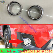 For Subaru XV GT 2018 2019 2020 ABS Chrome Front Fog Light Lamp Cover Trim 2024 - buy cheap