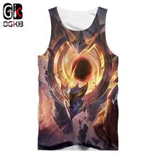 OGKB New Starry Sky 3d Printed Tank Top Men Summer Casual Man's Vest Funny Streetwear Galaxy Space Sleeveless Shirt Oversized 2024 - buy cheap