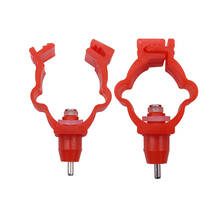 5 Pcs Chicken Nipple Drinker Water Pipe Diameter 25mm Red ABS Plastic Material Feeding Watering Poultry Farm Is A Good Helper 2024 - buy cheap