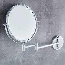 Espejo de pared ajustable para maquillaje, accesorio plegable para cuarto de baño, con aumento de doble cara 2024 - compra barato