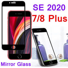 Защитное стекло для Iphone Se 2020 Защитная пленка для экрана I Phone 7 8 Plus 7plus 8plus Se2 Se2020 Защитная пленка для экрана зеркало 2024 - купить недорого