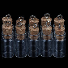 10Pcs Mini Glass Bottles Small Vials Cork Glass Jars Multi Usage Cork Wish Glass New 2024 - buy cheap